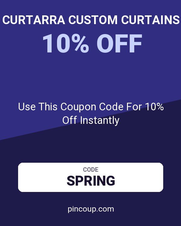 Curtarra Custom Curtains: Use This Coupon Code For 10% Off Instantly