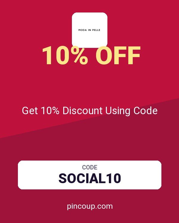 Moda in Pelle coupon: Get 10% Discount Using Code