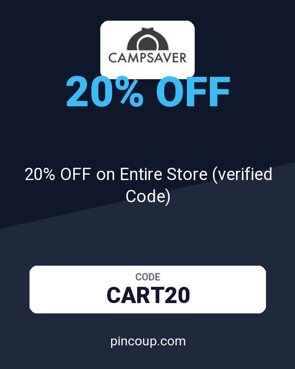 CampSaver.com coupon: 20% OFF on Entire Store (verified Code)
