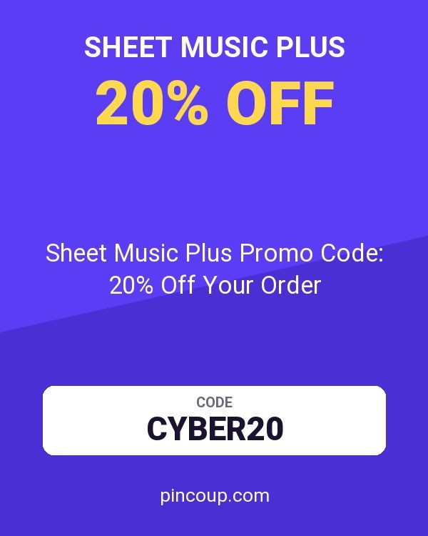 Sheet Music Plus Promo Code: 20% Off Your Order