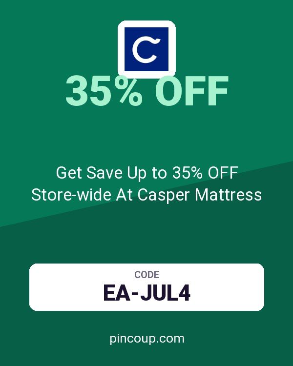 Get Save Up to 35% OFF Store-wide At Casper Mattress