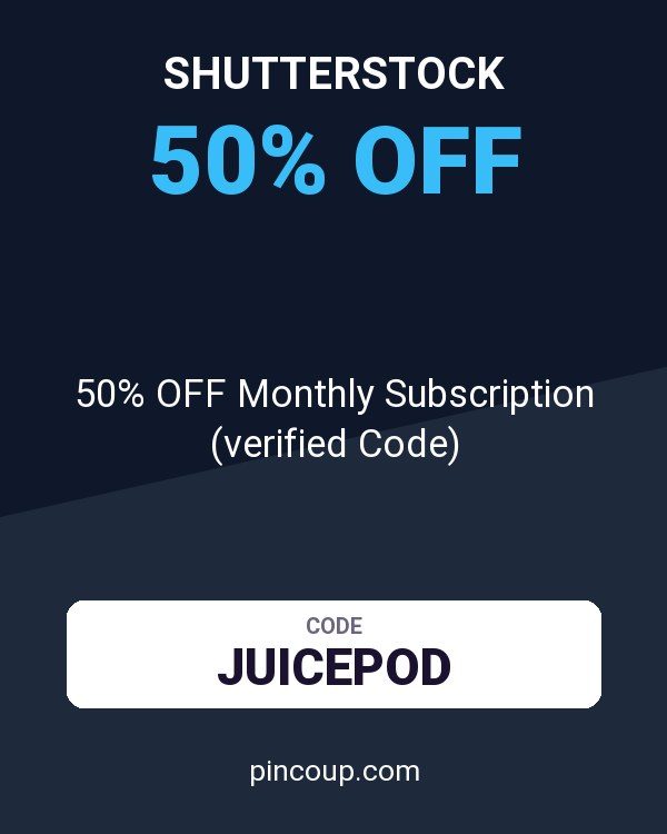 Shutterstock coupon: 50% OFF Monthly Subscription (verified Code)
