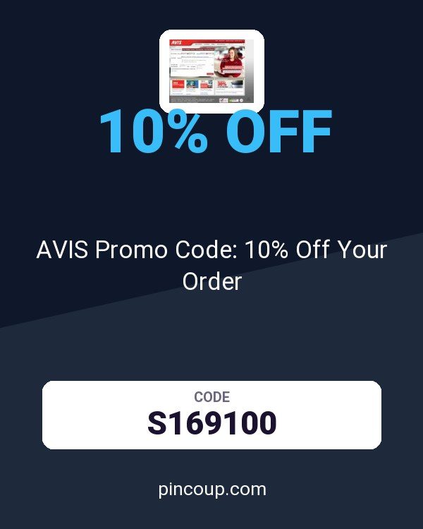 Avis Car Rental coupon: AVIS Promo Code: 10% Off Your Order