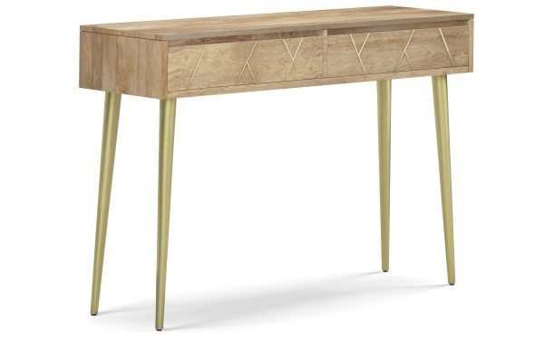 Jager Console Table in Mango at simpli-home
