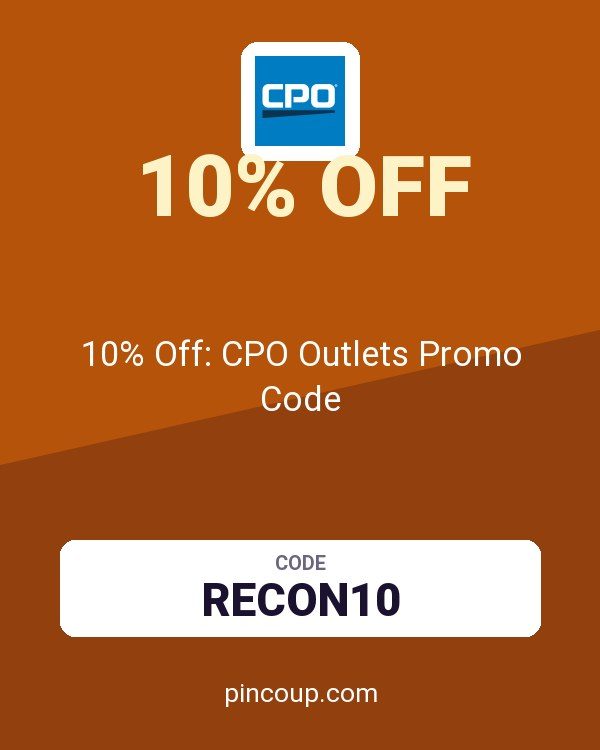 10% Off: CPO Outlets Promo Code