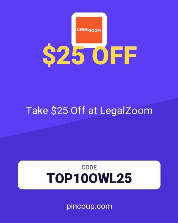 Take $25 Off at LegalZoom