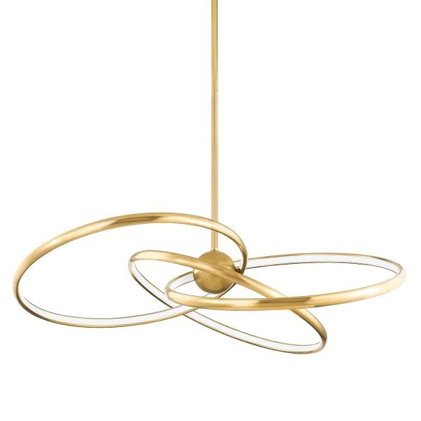 Corbett Lighting Alula 42 Inch Chandelier Alula - 341-42-VB - Modern Contemporary at 1-800Lighting