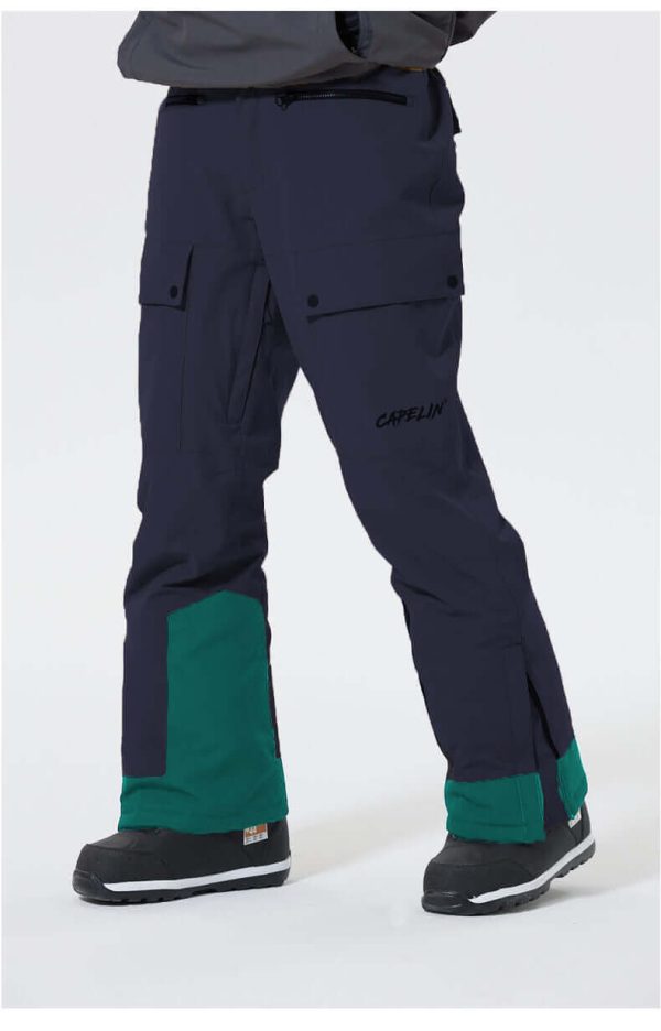Log Men's Snowboard Pants, L / Dark Blue at Capelin Crew Ski, Snowboard & Outdoor Gear