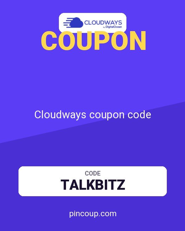 Cloudways coupon code
