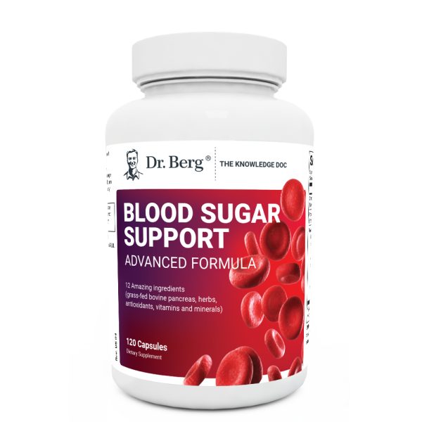 Blood Sugar Support Advanced Formula with Chromium & Potassium - 120 Vegetable Capsules at Dr. Berg