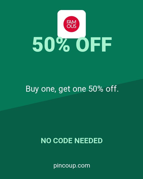Famous Footwear coupon: Buy one, get one 50% off.