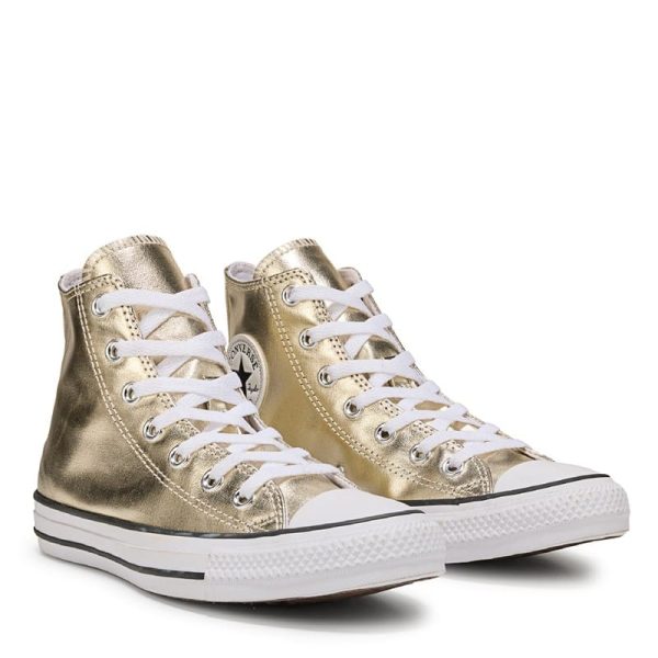 Converse Chuck Taylor All Star Hi Top Sneakers (Gold) - Size 4.0 M at Famous Footwear