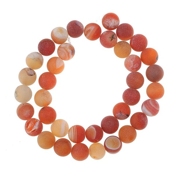 6mm 8mm 10mm 12mm Stone Beads Orange Open Smile Round Beads for Jewelry Making DIY Bracelet Necklace Loose Beads at Wish US & CA