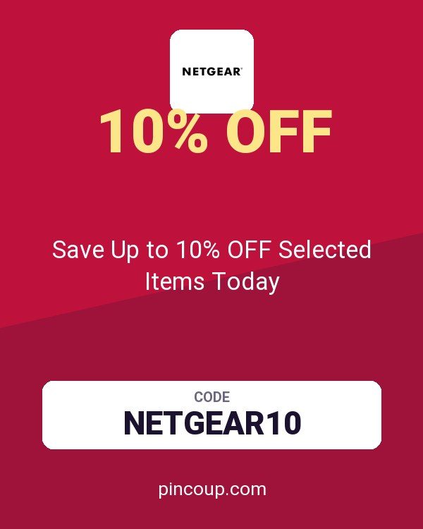Netgear FR coupon: Save Up to 10% OFF Selected Items Today