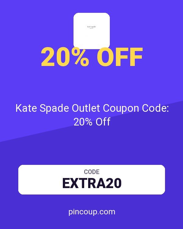 Kate Spade Outlet Coupon Code: 20% Off