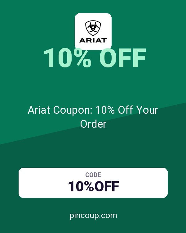 Ariat Coupon: 10% Off Your Order