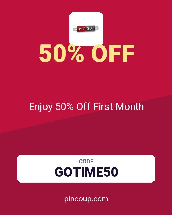 JamPlay coupon: Enjoy 50% Off First Month
