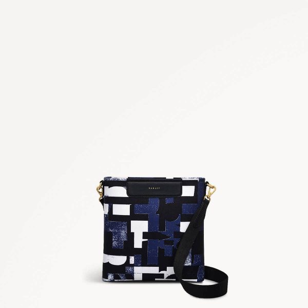 Evenfall Blue Crossbody Bag Southwell Gardens Abstract Geo SS25 Radley
