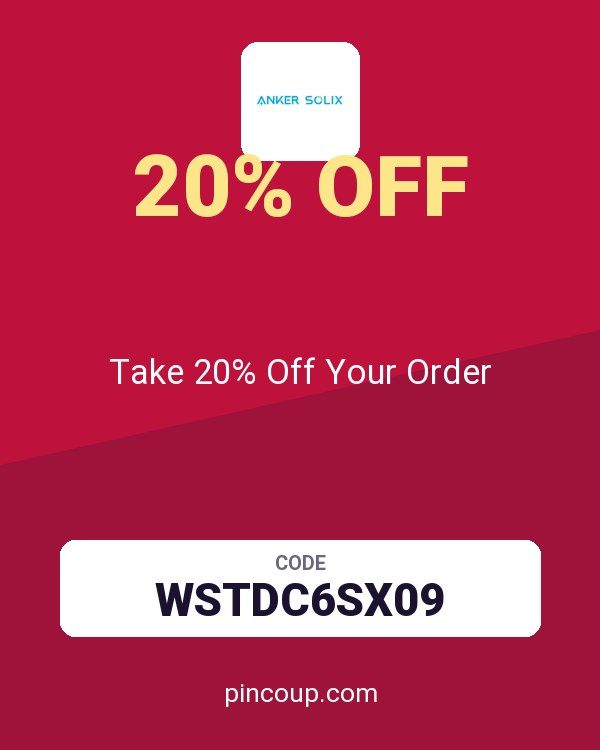 Anker SOLIX coupon: Take 20% Off Your Order