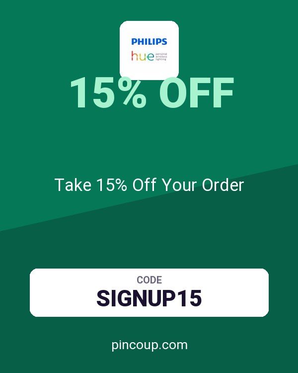 Philips Hue coupon: Take 15% Off Your Order