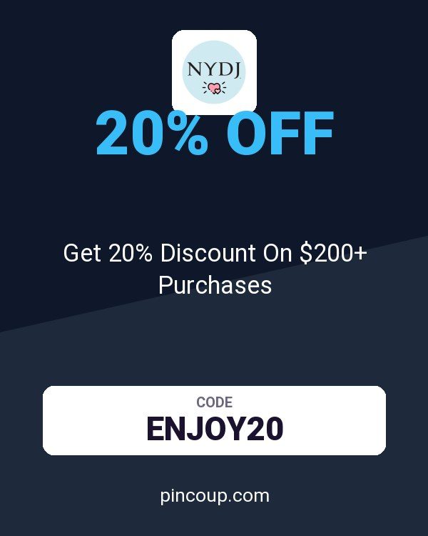 NYDJ coupon: Get 20% Discount On $200+ Purchases