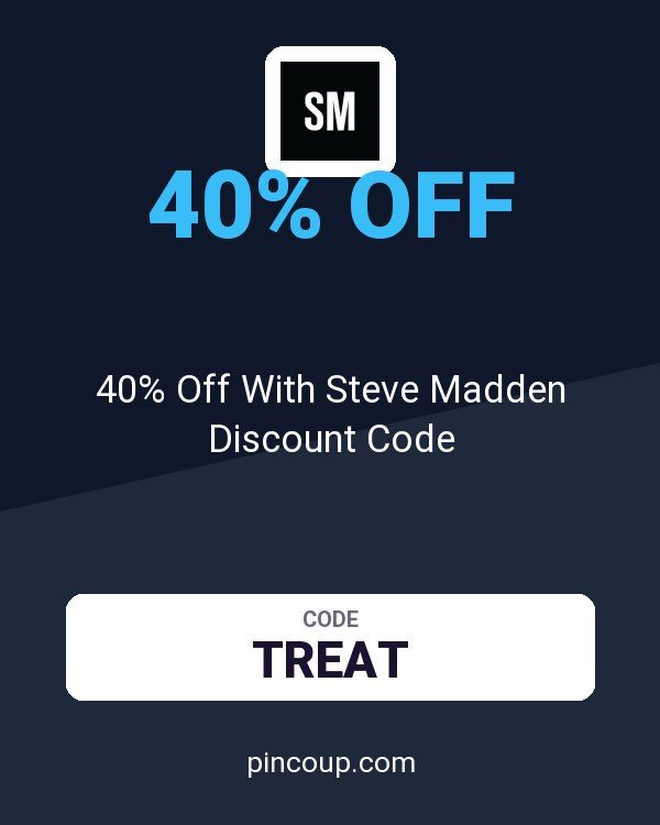 40% Off With Steve Madden Discount Code