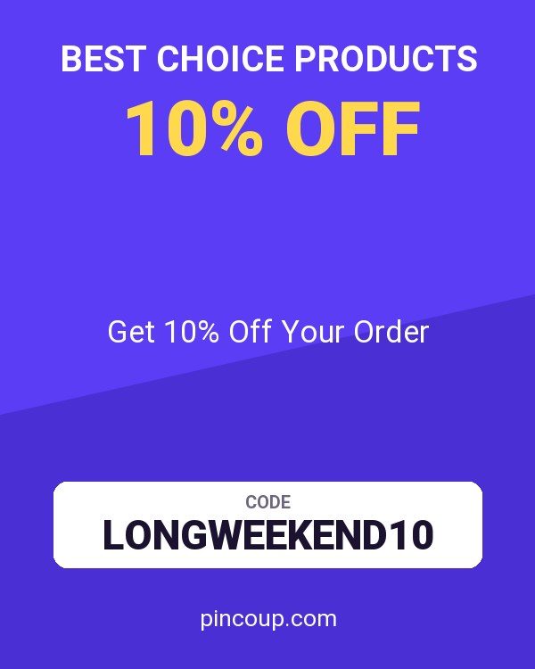Best Choice Products coupon: Get 10% Off Your Order