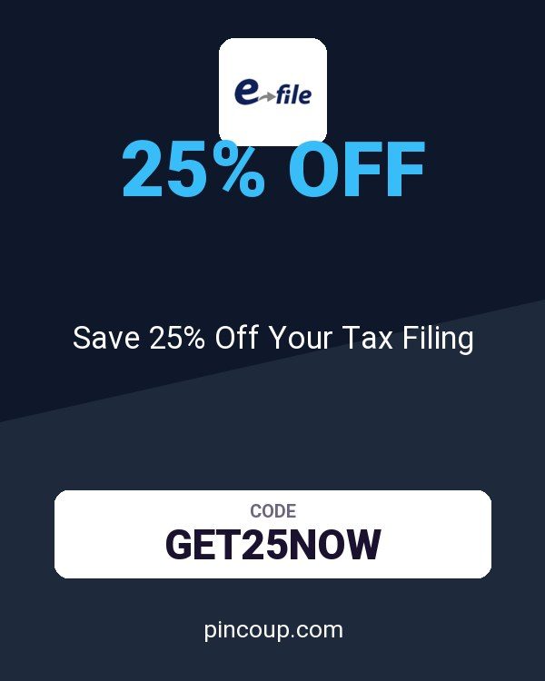 E-file.com coupon: Save 25% Off Your Tax Filing
