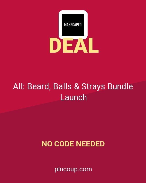 Manscaped coupon: All: Beard, Balls & Strays Bundle Launch