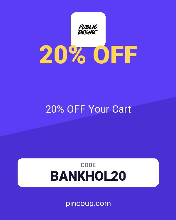 Public Desire coupon: 20% OFF Your Cart
