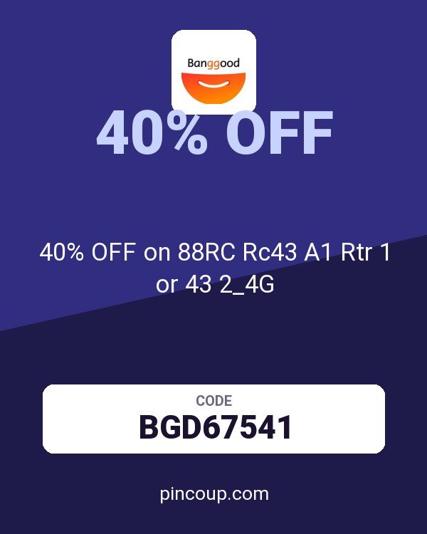 Banggood DE coupon: 40% OFF on 88RC Rc43 A1 Rtr 1 or 43 2_4G