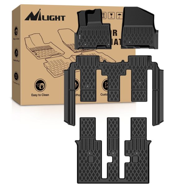 2025 2026 Kia Carnival Hybrid 8 Seat TPE Floor Mats (25% OFF Final Checkout) at Nilight Led Light