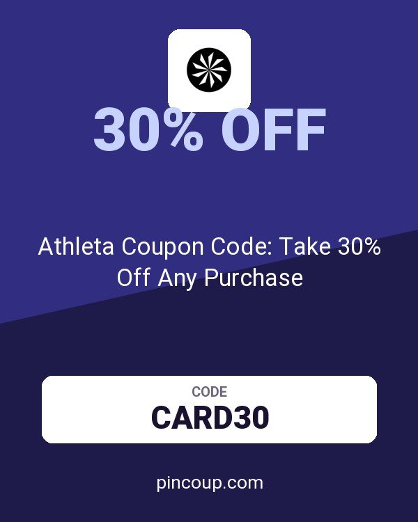 Athleta Coupon Code: Take 30% Off Any Purchase