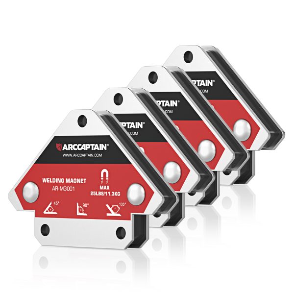 Arccaptain Welding Magnets Better Magnets for Welding - 4 Pcs 25 Lbs Magnets
