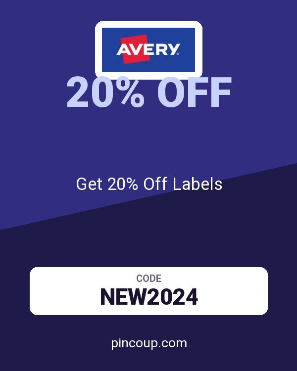 Avery coupon: Get 20% Off Labels