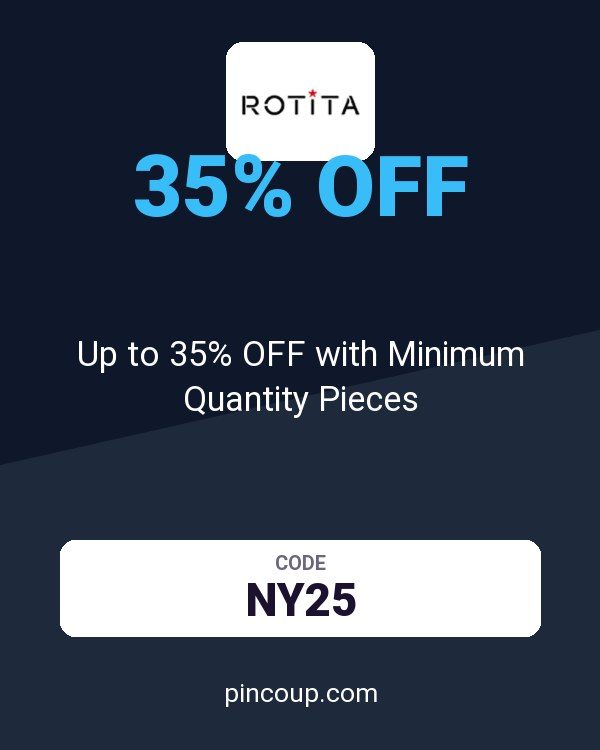 Rotita coupon: Up to 35% OFF with Minimum Quantity Pieces