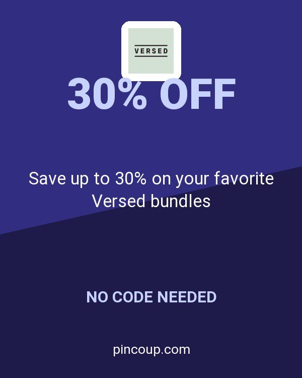 VersedSkin.com coupon: Save up to 30% on your favorite Versed bundles