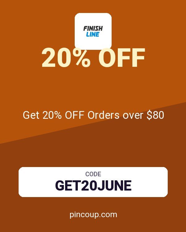 Finish Line coupon: Get 20% OFF Orders over $80