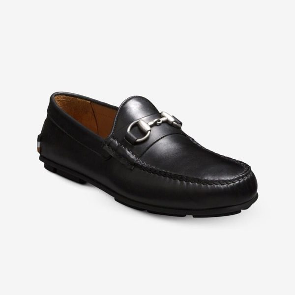 Allen Edmonds Sebastian Bit Driving Loafer in Black Leather, size 8.0 3E
