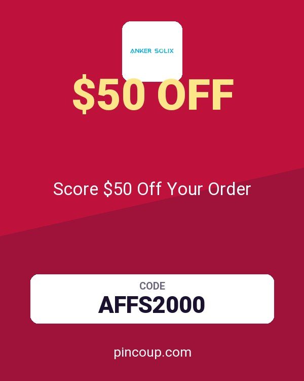 Anker SOLIX coupon: Score $50 Off Your Order