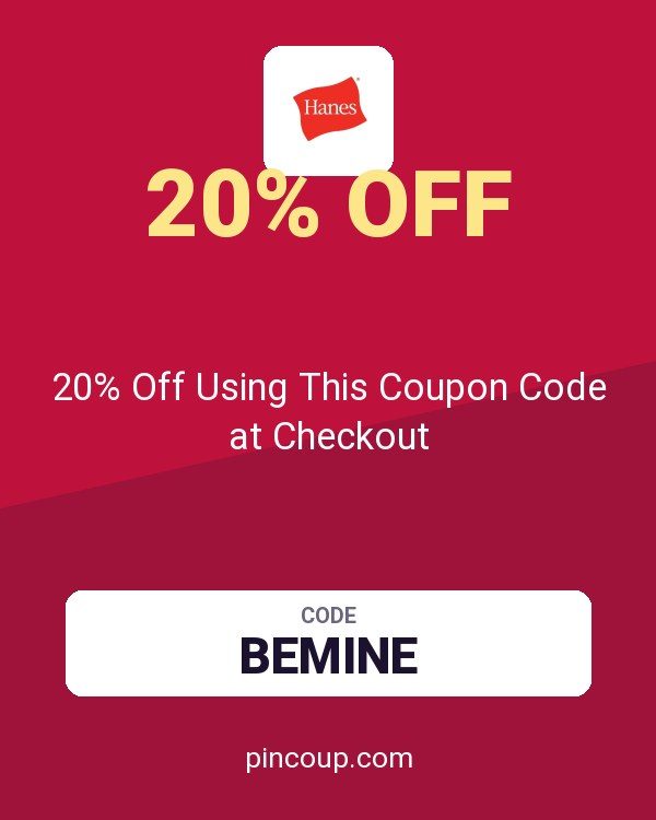 Hanes.com: 20% Off Using This Coupon Code at Checkout