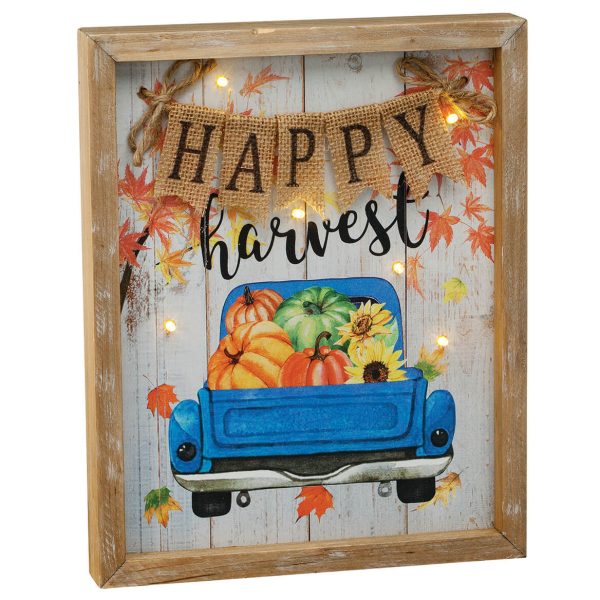 Happy Harvest Lighted Picture by Holiday Peak™ at Miles Kimball