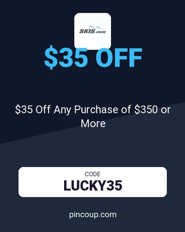 Skis.com coupon: $35 Off Any Purchase of $350 or More