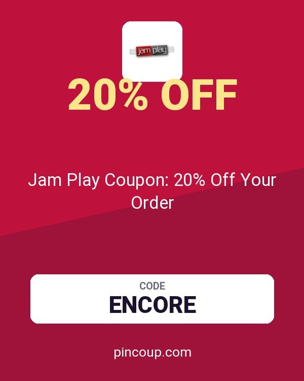Jam Play Coupon: 20% Off Your Order