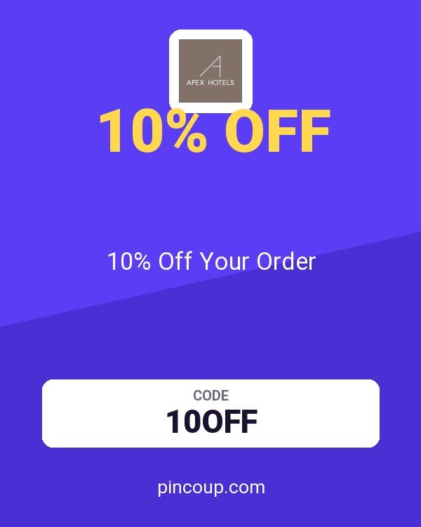 Apex Hotels coupon: 10% Off Your Order