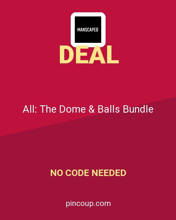 Manscaped coupon: All: The Dome & Balls Bundle