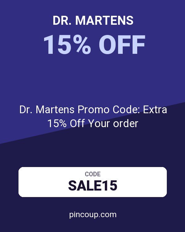 Dr. Martens Promo Code: Extra 15% Off Your order