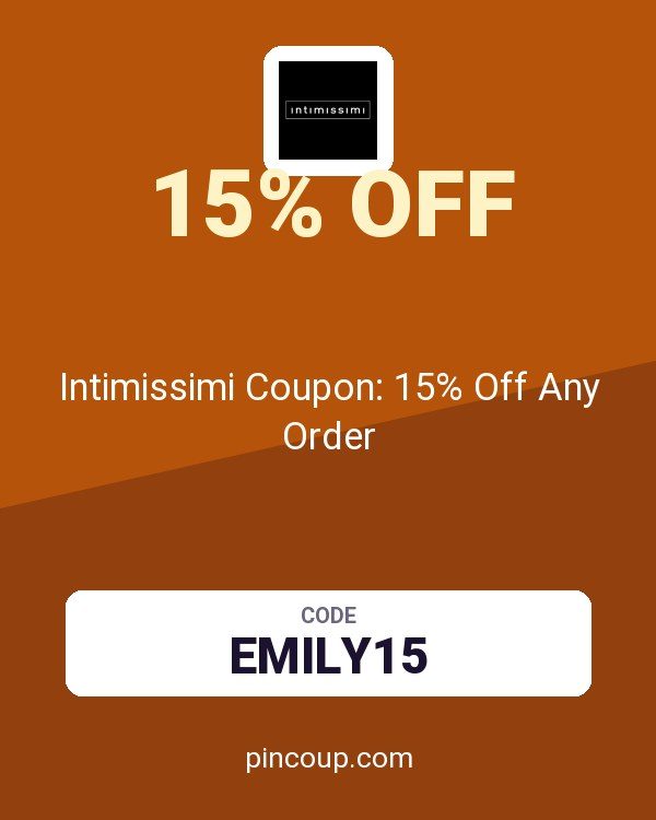 Intimissimi Coupon: 15% Off Any Order