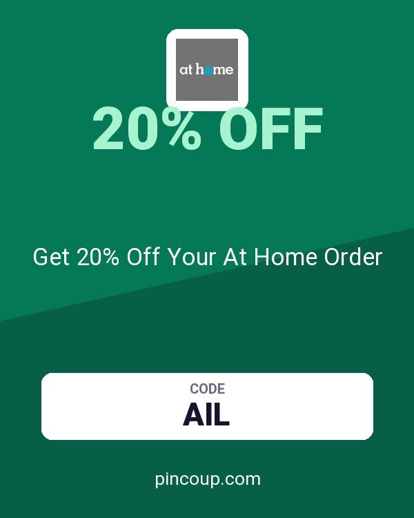 Get 20% Off Your At Home Order