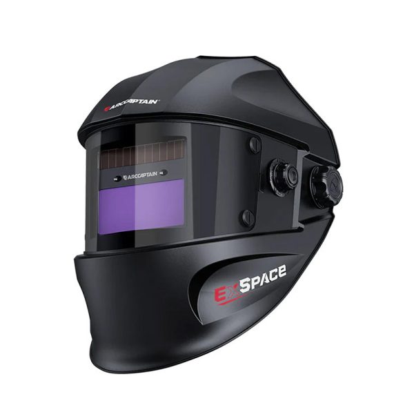 EXSpace X100 True Color Solar Powered Welding Hood - Black at Arccaptain